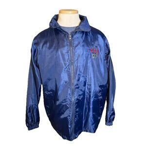 Vintage Olympic Team USA Windbreaker Jacket Unisex Adult Size Large